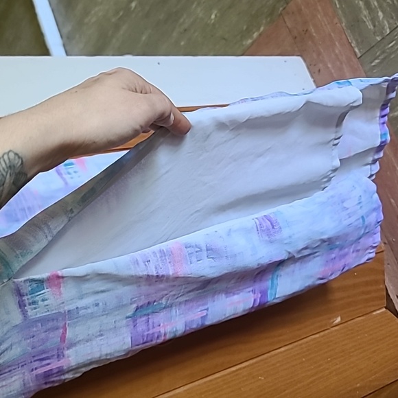 Riser Watercolor Pastel Spaghetti Strap Dress - Picture 5 of 6